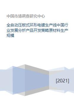 全自动压板式环形电镀生产线中国行业发展分析产品开发策略原材料生产规模